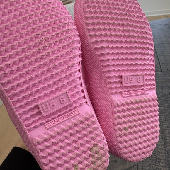 Toddler 8 Hunter Pink Glitter Rain Boots - Picture 3 of 6